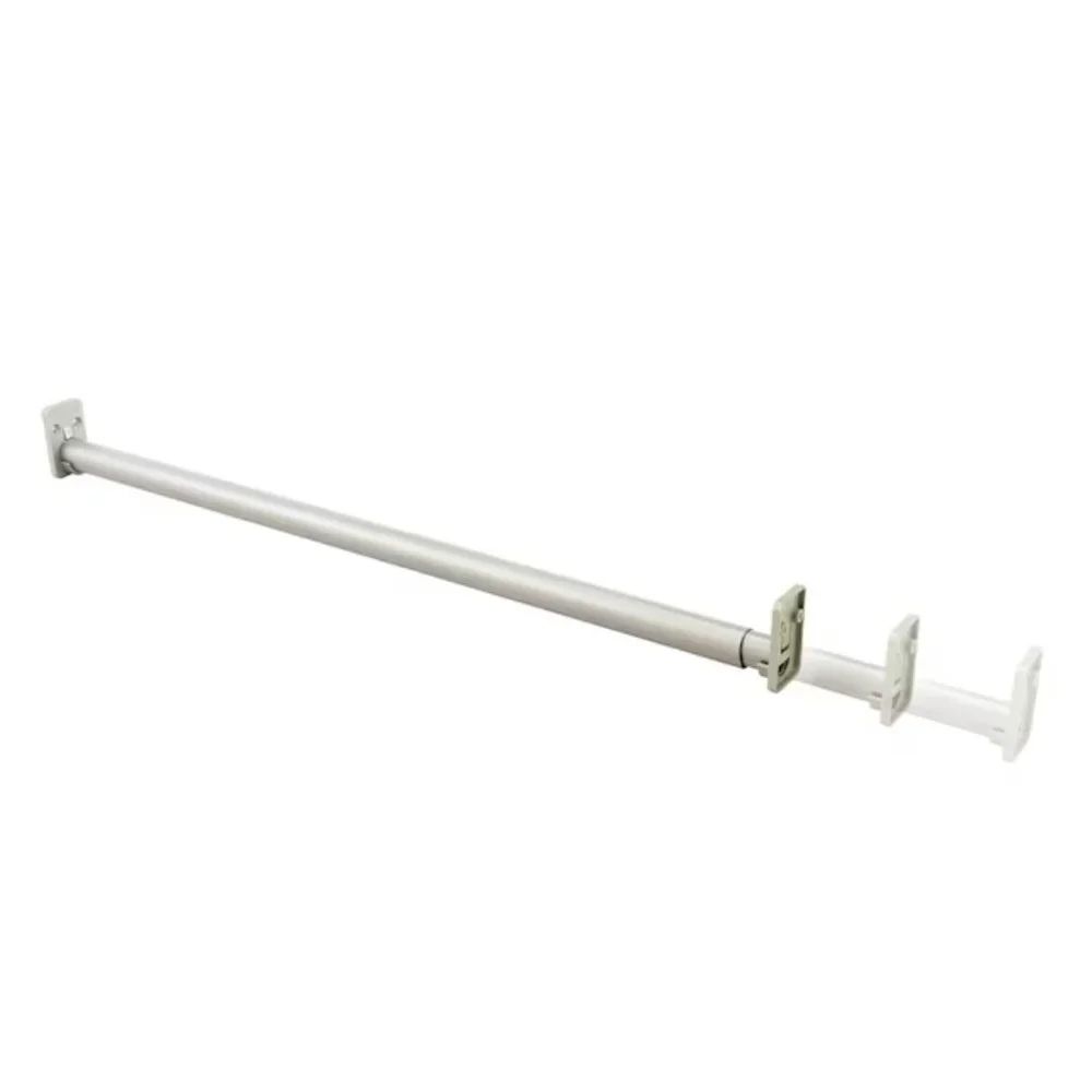NEW - ClosetMaid BrightWood Satin Nickel Closet Rod Hooks (x6)